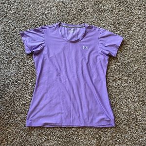 Purple Under Armour Workout Shirt